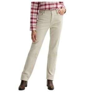 Gloria‎ Vanderbilt Amanda Classic Jeans Size 18 Stonewood Light Tan  NEW FLAW